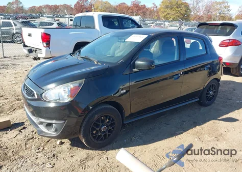 2017 Mitsubishi Mirage Es из США, поврежденный, VIN ML32A3HJ1HH001260